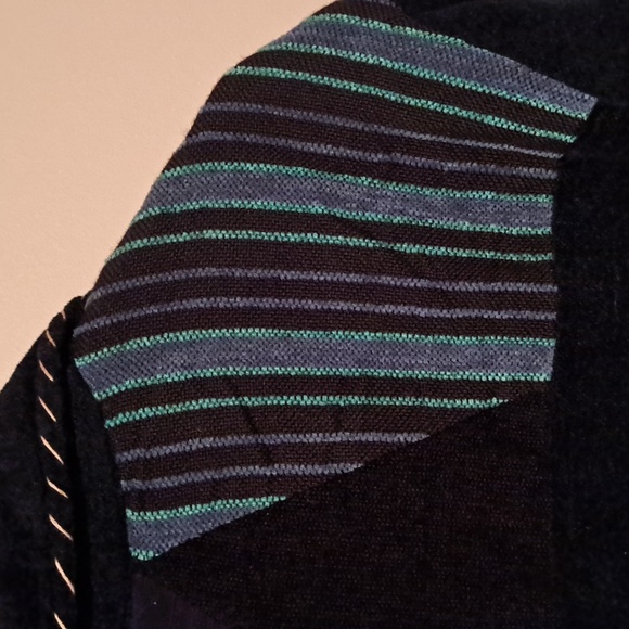 Vintage White Stag Women's Navy Blue Floral Jacket. Large. - Picture 6 of 10